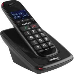 TELEFONE SEM FIO INTELBRAS TS 63V PRETO